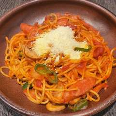 アンズオリジナル陶板焼きナポリタン