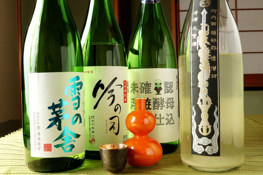 全国各地より仕入れる、厳選されたこだわりの日本酒