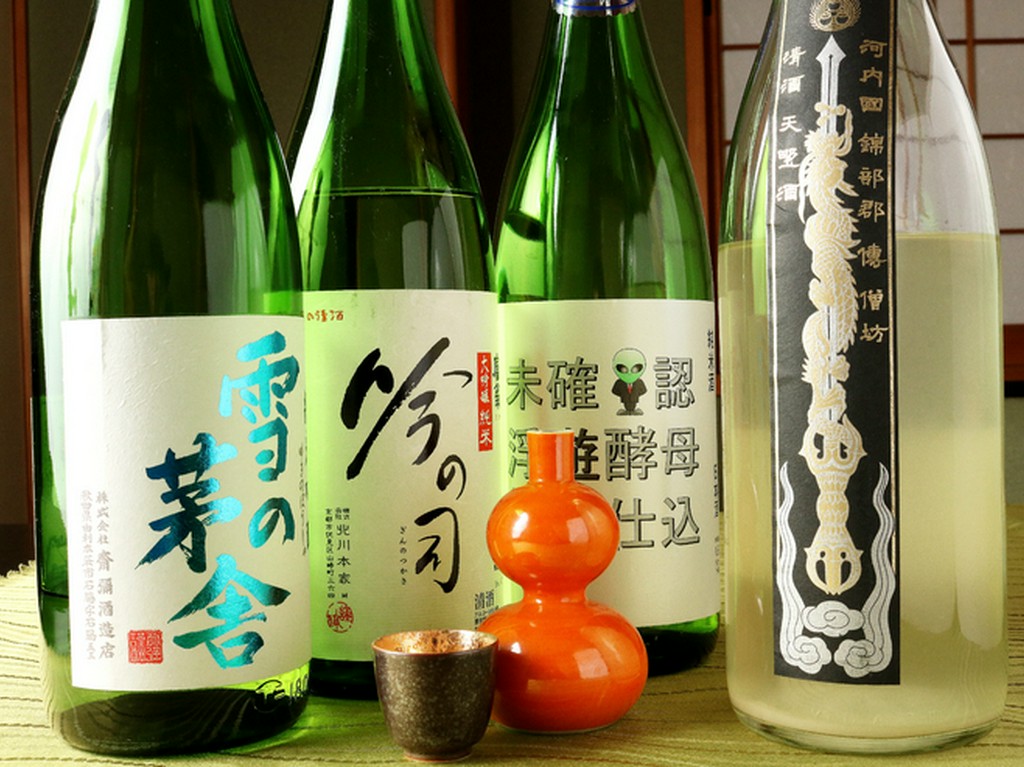 全国各地より仕入れる、厳選されたこだわりの日本酒