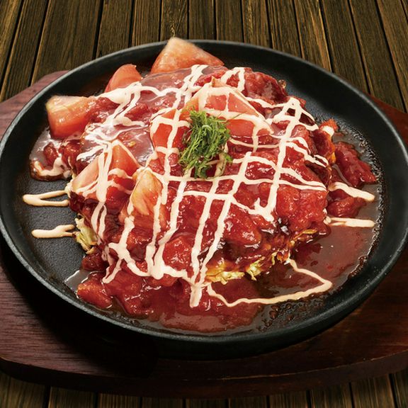 トマトお好み焼