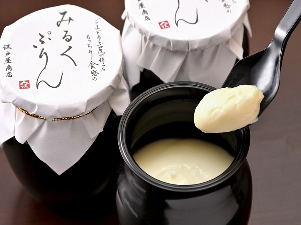 ごまどうふ屋が作ったもっちり食感のみるくぷりん