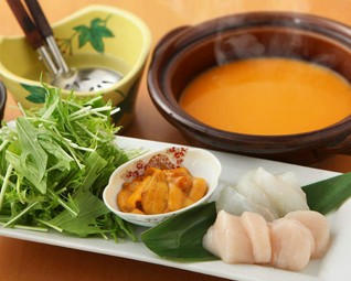 名物　元祖　雲丹しゃぶしゃぶ　雲丹大好きセット