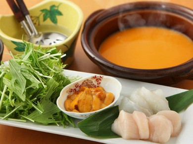 名物　元祖　雲丹しゃぶしゃぶ　雲丹大好きセット