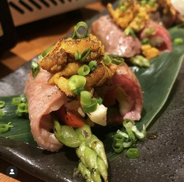 炙り和牛　雲丹仕立て