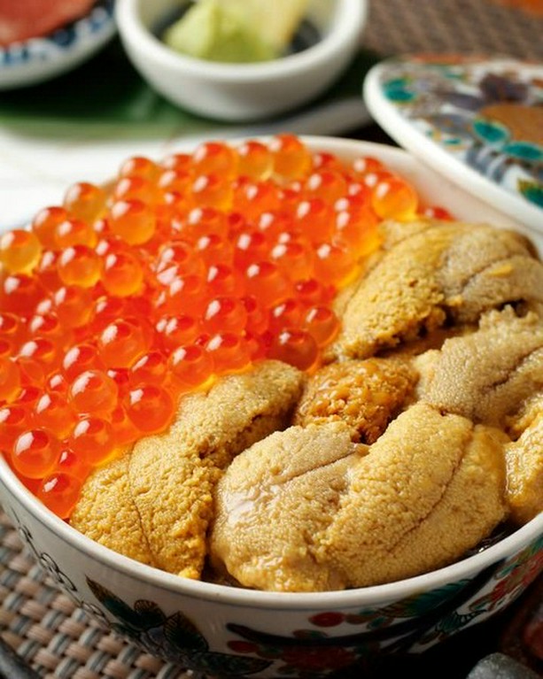  雲丹＆いくら丼