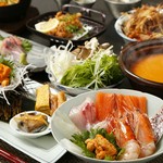 ボリューム満点！雲丹お楽しみいただけるコースをご用意しました！新鮮なお野菜・鮮魚をご堪能ください♪