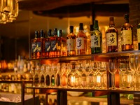 ウィスキー他、豊富に取り揃えています。