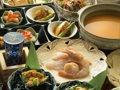 無添加雲丹×旬のコース