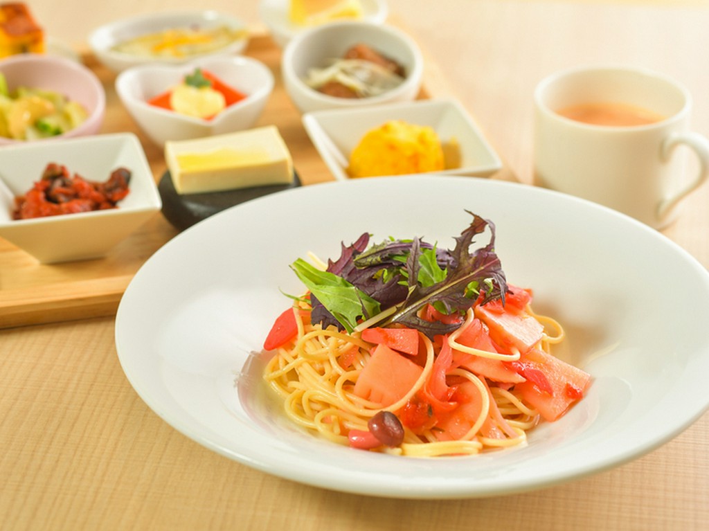 毎日メインのパスタが変わる『パスタランチ』