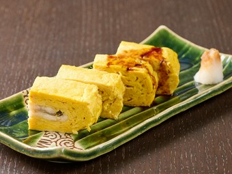 だし巻きのやわらかな甘みが包む、上品な『あ巻き玉子』