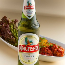 インドビール（キングフィッシャー）／チリチキン　セット