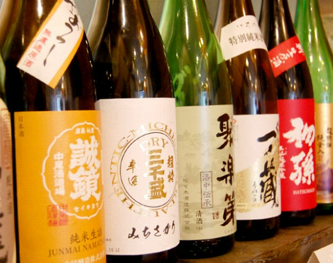 日本酒にこだわっている