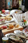 天ぷら、宮城県産の地魚と江戸前赤酢を使った寿司など逸品料理がメインの贅沢なコースとなっております。
