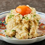 半熟濃厚ブランド玉子とチーズがけ