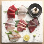 花藻塩じめ熟成お造り盛り合わせ