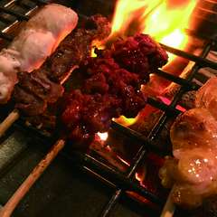 旨みたっぷりの上質な親鶏肉を備長炭で焼き上げて