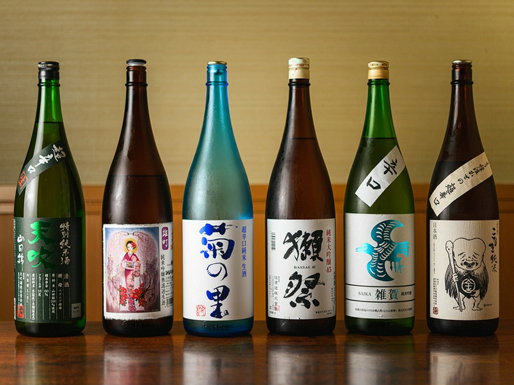 定番から期間限定酒まで取り揃えた日本酒