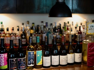 旬のイタリアンと楽しみたい北陸のワイン。北陸の地酒も多数