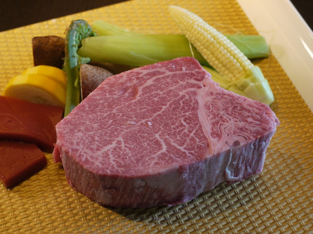 近江牛シャトーブリアンステーキコース120g