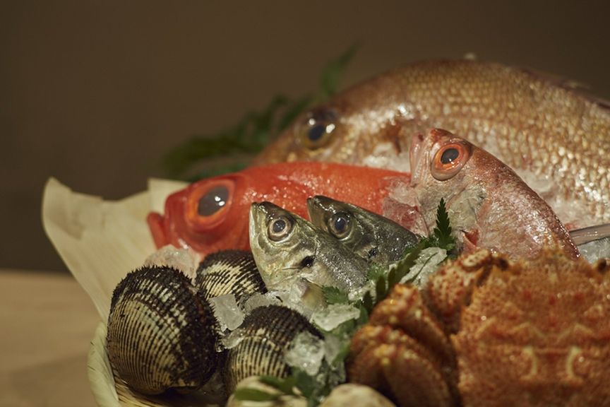 旬の旨みを逃さず買い付ける魚介類