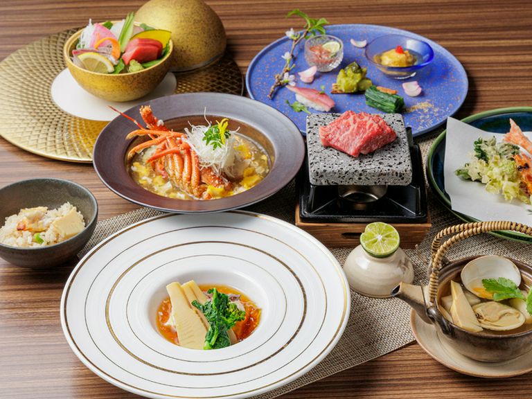 和食・中国料理・鉄板焼の三つの味わいを一つの空間で