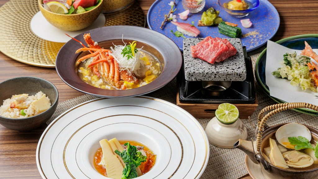 和食・中国料理・鉄板焼の三つの味わいを一つの空間で