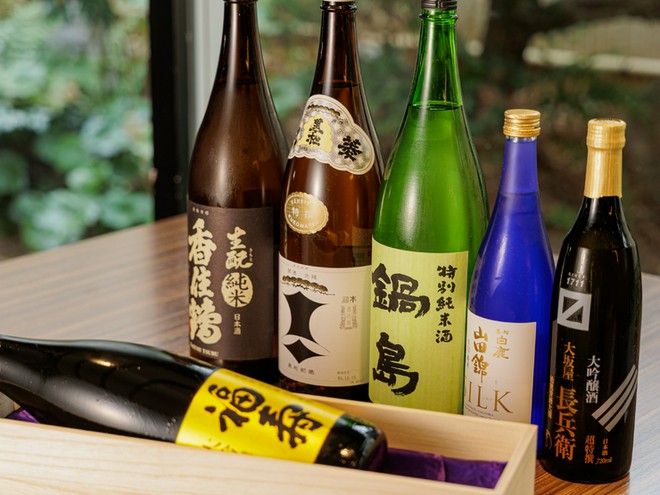 日本酒にこだわっている