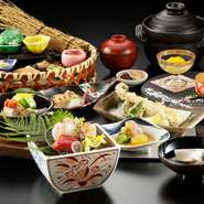四季折々の厳選食材で彩る至福の会席プラン