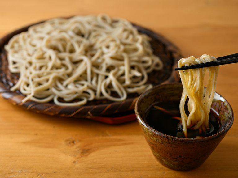 食通を唸らせる一品。食事の締めくくる、手打ち蕎麦