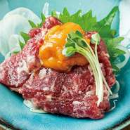 熊本直送の馬肉、奥羽牛などこだわりの肉料理の数々◎