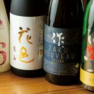 日本酒やクラフトビールも厳選のラインナップをご用意。