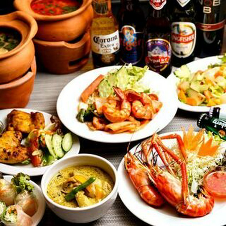 当店シェフが厳選したお料理を集めた、本格タイ料理がお楽しみいただけるコースです。