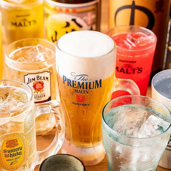 席のみ予約の単品飲み放題コースをご用意いたしました。当店のアラカルトドリンクを飲み放題に！