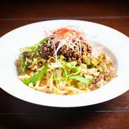 無化調汁なし担々麺