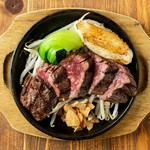 鉄板ハラミステーキ