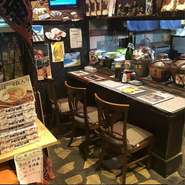 カウンター3席