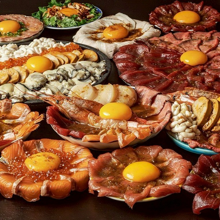 飲める海鮮ユッケフェア