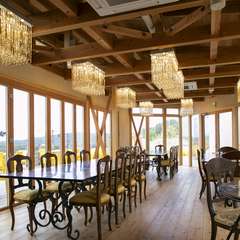 淡路島公園内。山頂のラグジュアリーヴィラ