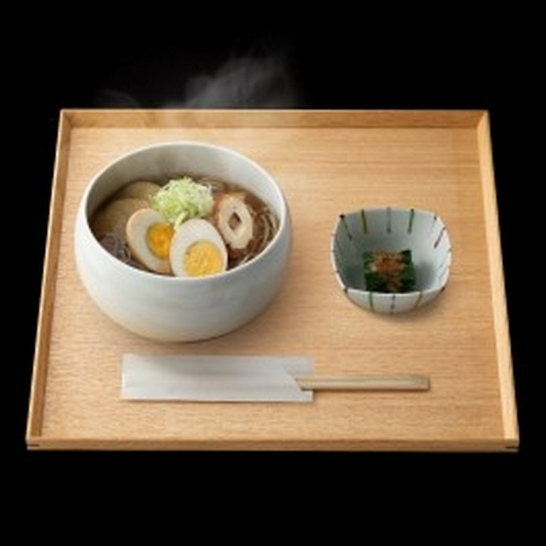 おでんだしの蕎麦