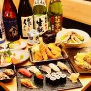 上質な食材を引き立てる重要な役目がございます。お酒を選ぶ基準は、信頼のおける仕入れ先で、お酒をつくる生産者の想いがより強いもの。お客様にお喜びいただける逸品を種類豊富にご用意しております。