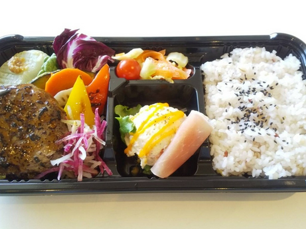 「テイクアウト」ハンバーグ弁当