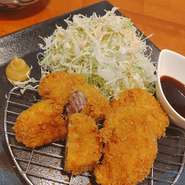 和豚もちぶたのひれ肉を使った、とんかつ定食
とてもお肉が柔らかくお肉に味があります。