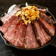 アメリカビーフの頂点「黒粋」
濃厚な味わいをステーキで！