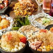 ※3名様～ご利用可能
※前日までの要予約
※アレルギーのある方はスタッフまでお知らせください
※予約時間に遅れる場合は必ずご連絡ください。