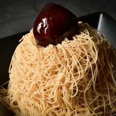 大和茶ケーキのモンブラン（和栗）