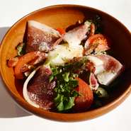 相性の良いプロシュートとの組み合わせで。