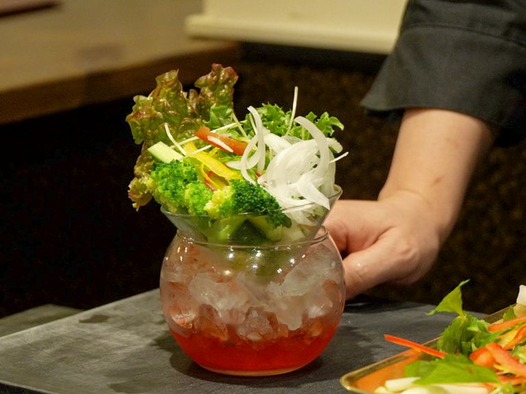 自家製ソースと楽しむ新鮮野菜『野菜スティック』