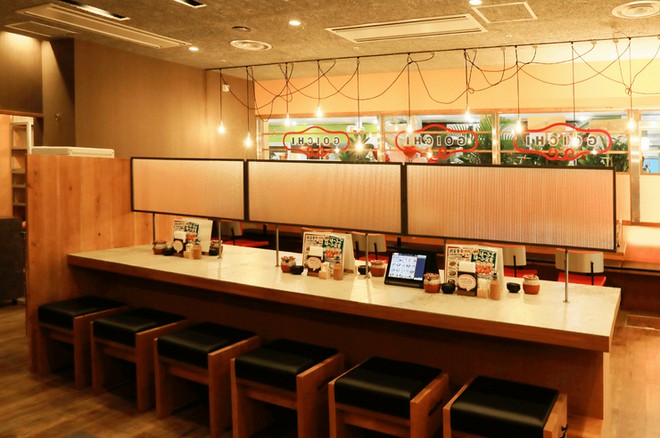 カウンター席がある