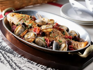 本日の魚のアクアパッツァ仕立て