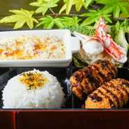 ・かにグラタン
・かにクリームコロッケ
・蒸しがに
・ご飯
・漬物
・デザート
